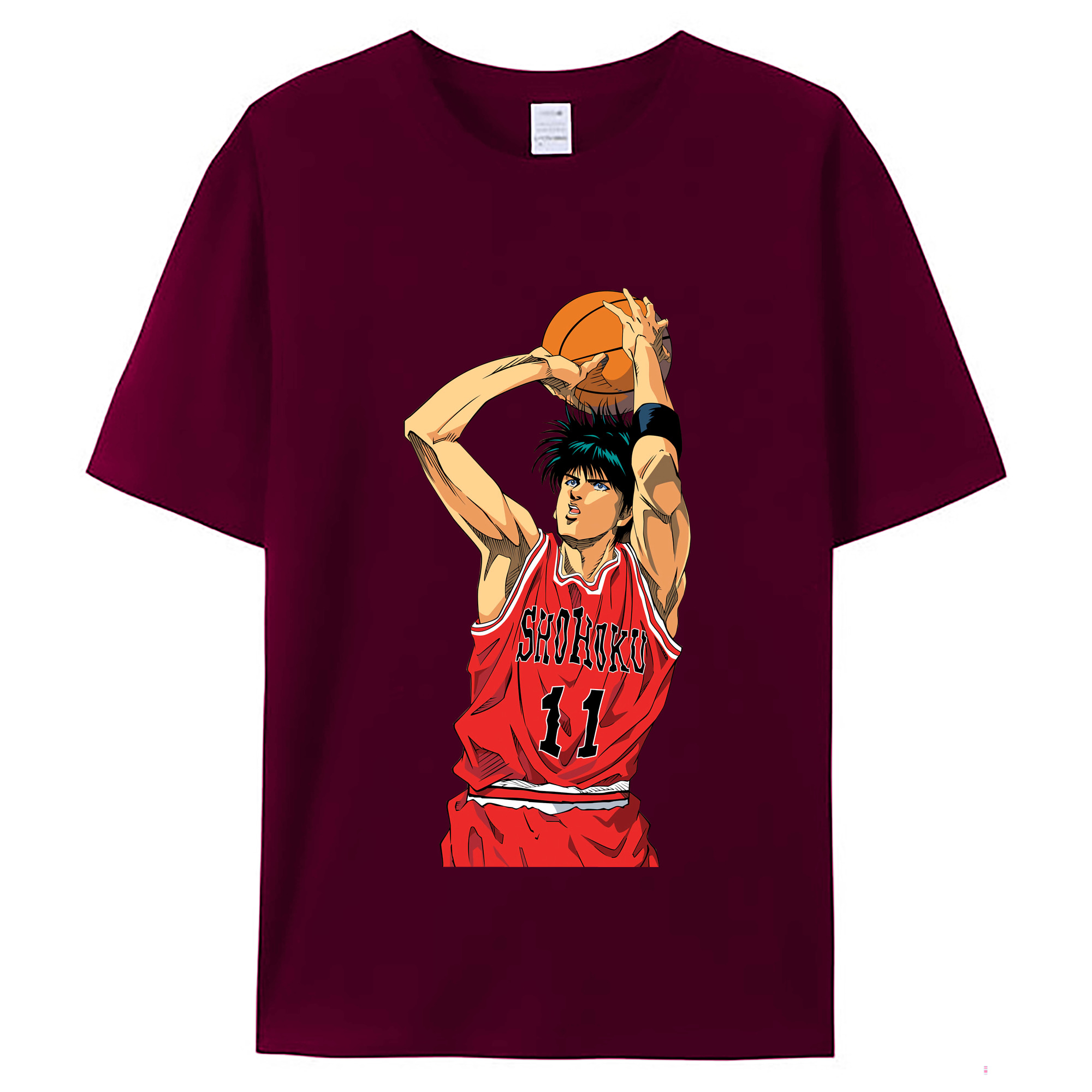 （画像用） SLAM DUNK／スラムダンク レディースカジュアルプリントTシャツ（綿100％）
